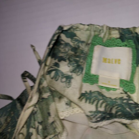 Maeve by Anthropologie Silk Blend Santee Swing Dress Size Small - Picture 7 of 7